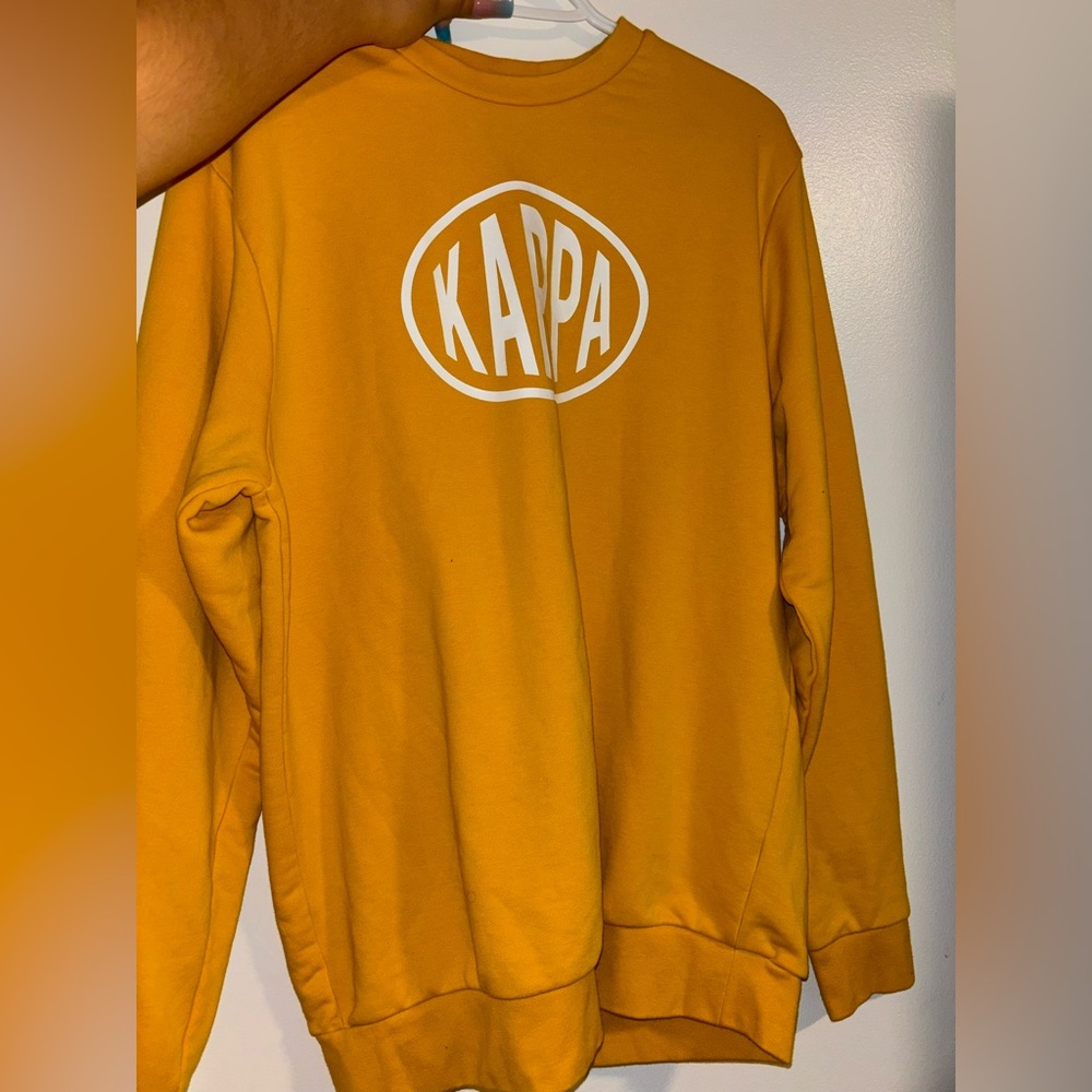 Yellow Kappa brand sweater. Barely worn.
